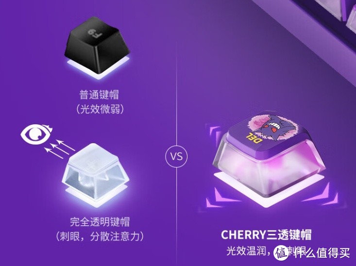 CHERRY樱桃MX8.2XAGA宝可梦耿鬼联名款：玩转个性与性能的结合