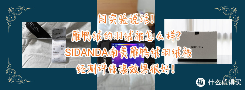 南美雁鸭绒的羽绒被怎么样？SIDANDA南美雁鸭绒羽绒被经测评保温效果很好！