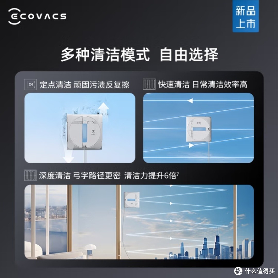 科沃斯W1S升级款，家用擦窗神器！