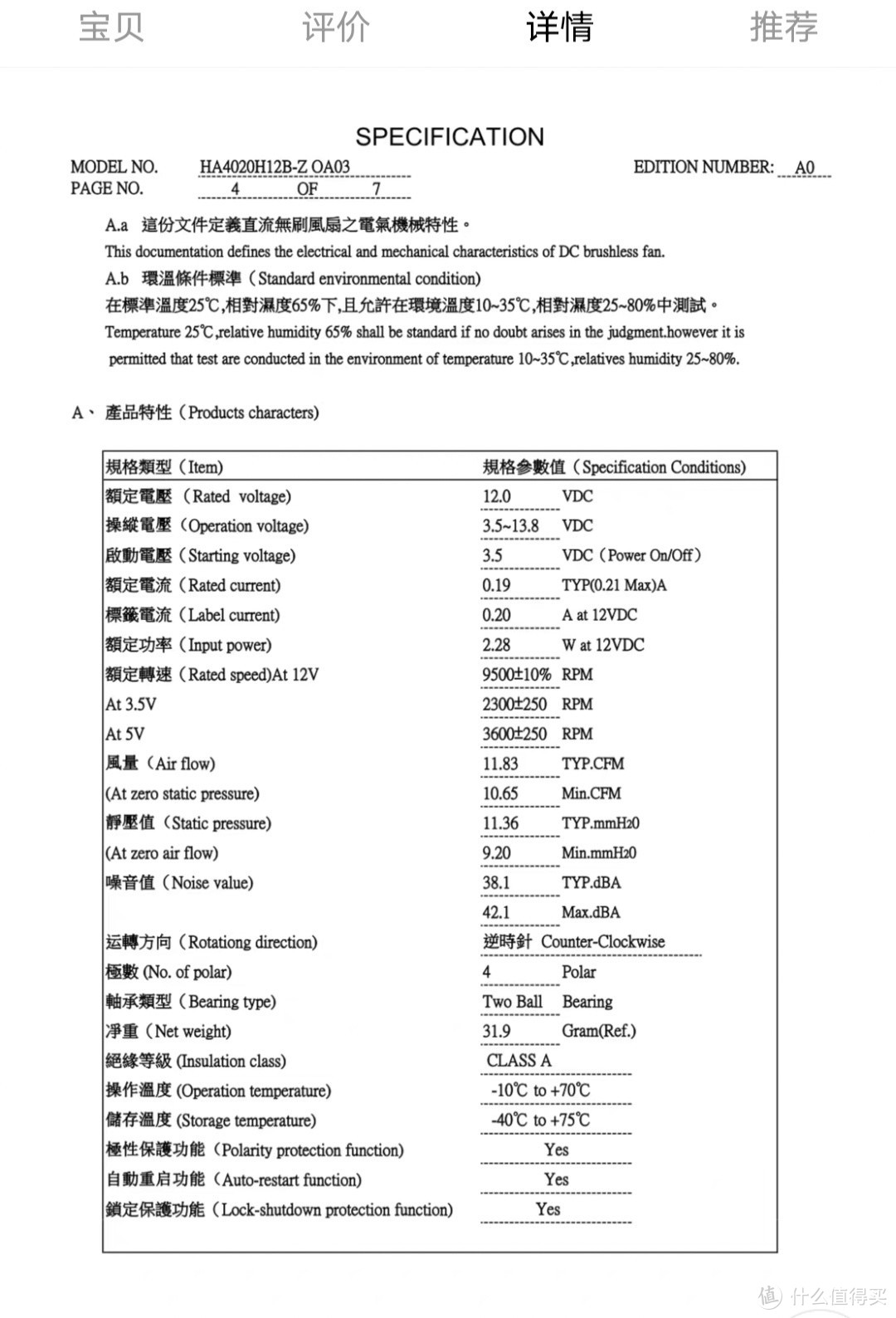 很不错的4020小风扇，所见过的最安静的4CM风扇，投影仪拆机4020尺寸4CM风扇，一盟DA04020B12HG