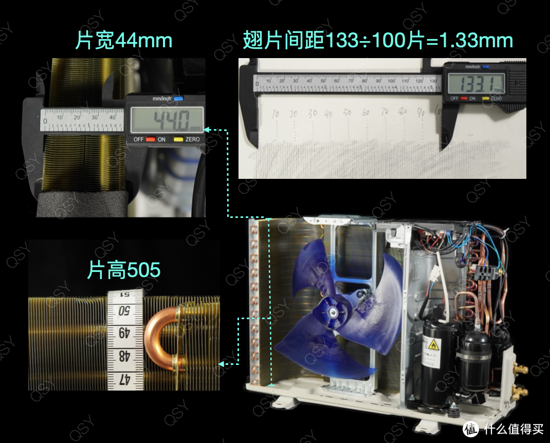 美的酷省电Max 1.5匹空调拆机实测 2匹内机搭配高能效压缩机 APF 6.02领先行业不虚标