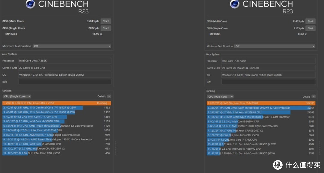 英特尔UItra 7 265K对比i7-14700KF：双11装机怎么选？