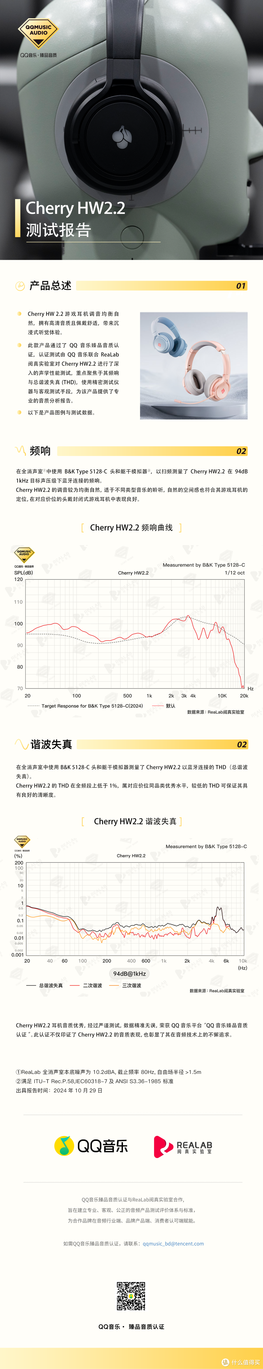 QQ音乐臻品音质认证测试丨Cherry HW2.2