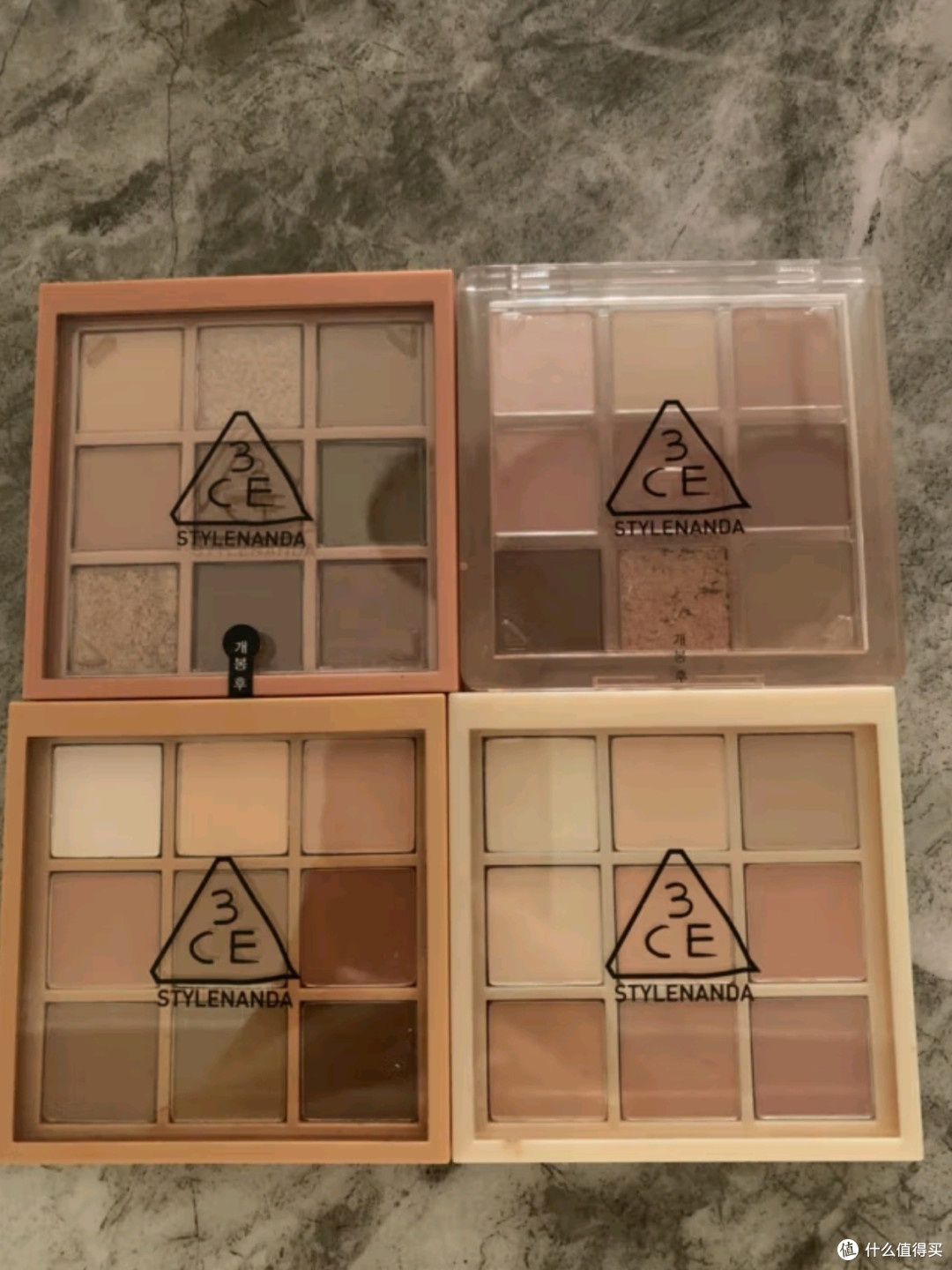 3ce九宫格九色眼影盘overtake橘棕盘哑光版测