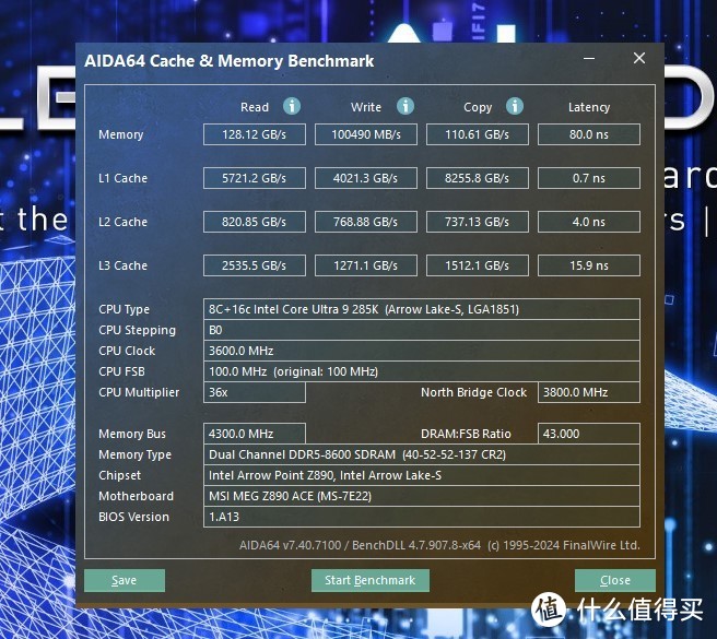 让英特尔新品U9 285 CPU超神，高端主板微星MEG Z890 ACE战神助你轻松超频