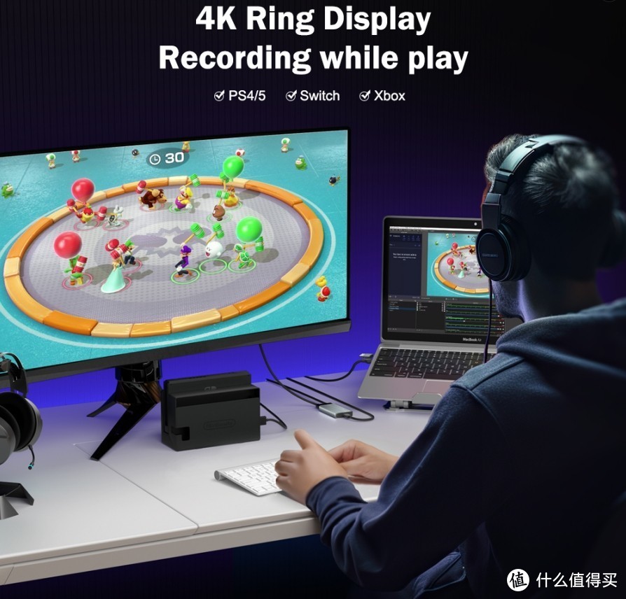 乐来乐Lemorele 4K视频采集卡：真4K画质+HDR+环出，完美直播神器！