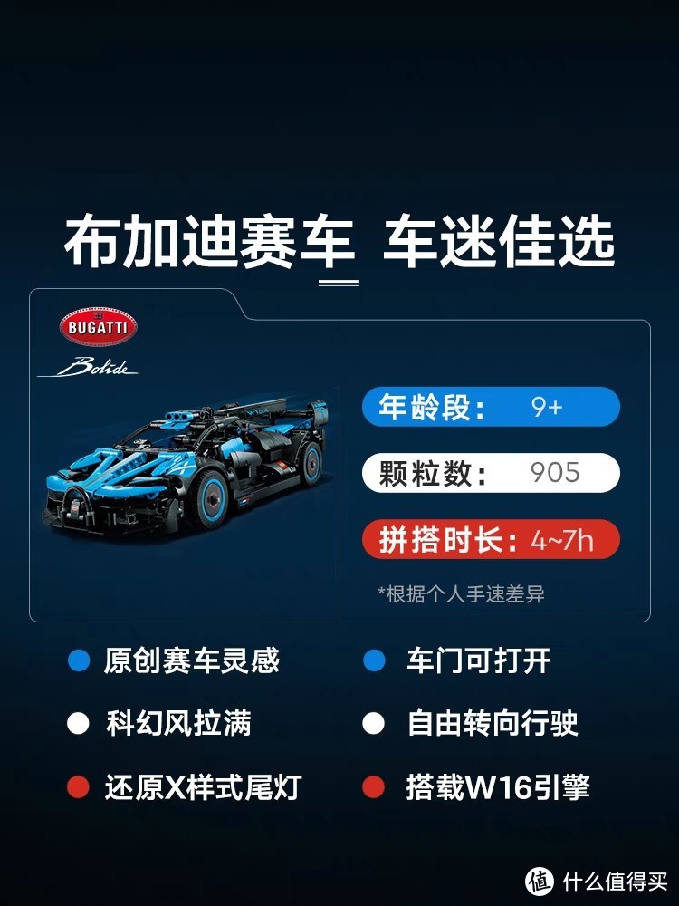 🏎️布加迪Bolide，乐高重现速度与激情！