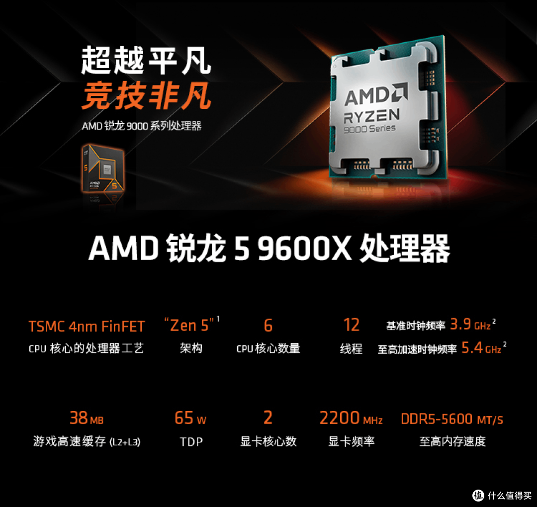 开开心心“玩”电脑 - 9600X装机思路简述_CPU_什么值得买
