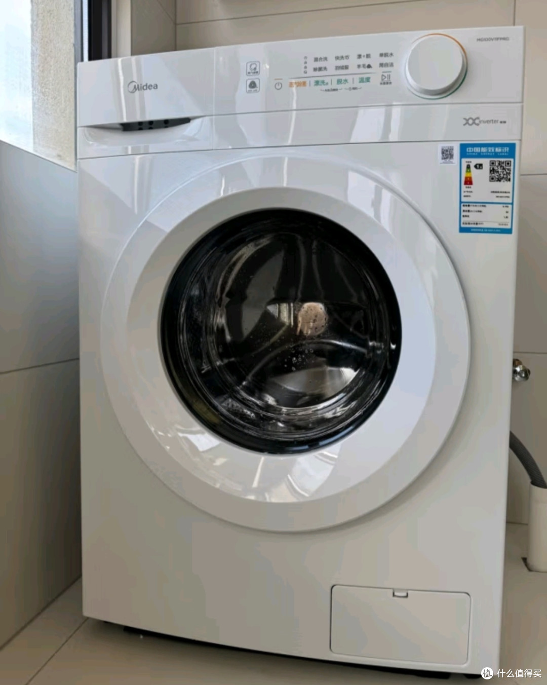 美的（Midea）滚筒洗衣机全自动家用 MG100V11FPRO 10公斤超薄 