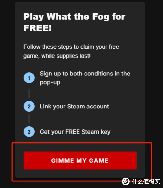 Steam喜加一《What the Fog》领取入库+联机