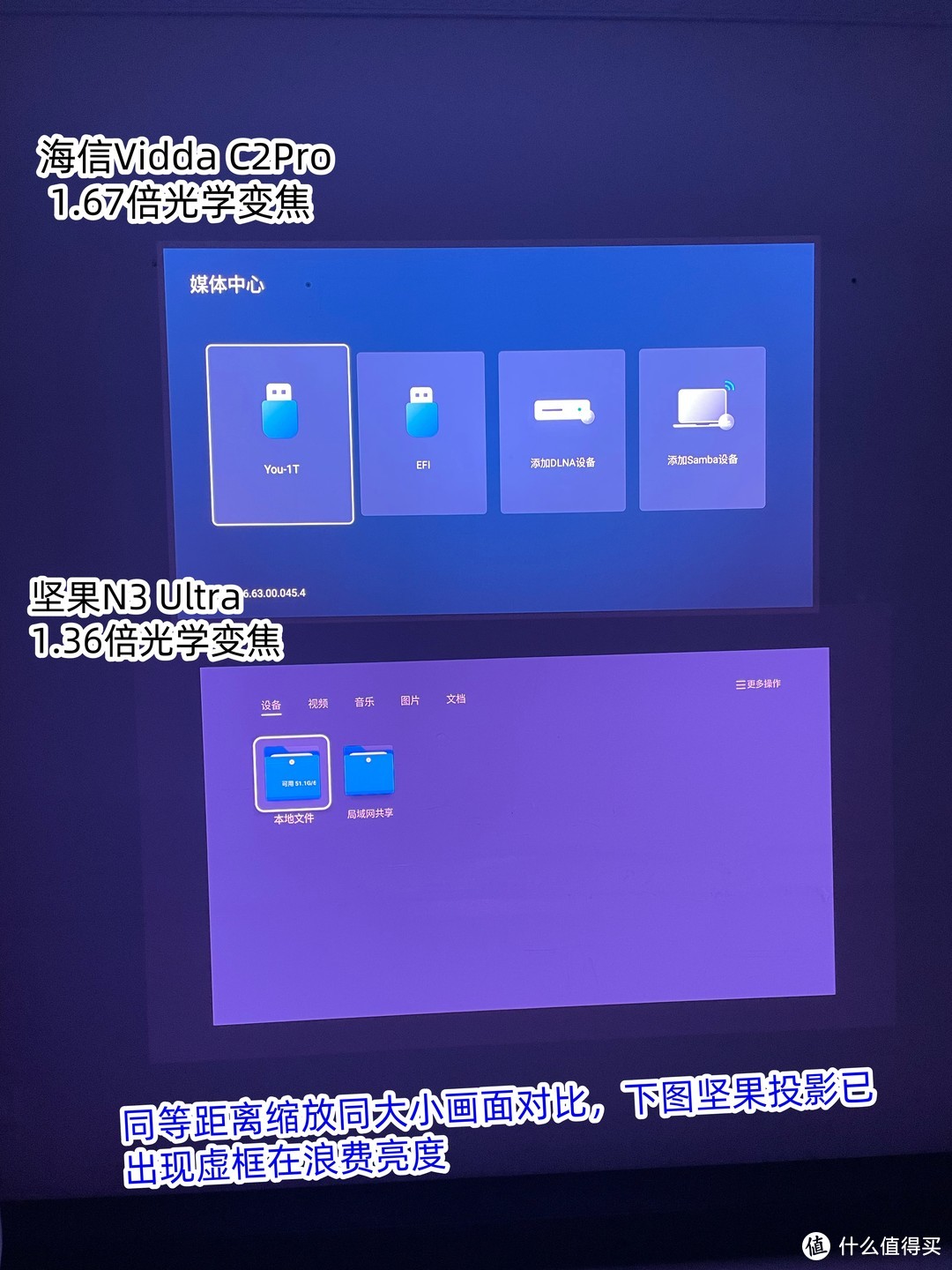 Vidda C2Pro和坚果N3 Ultra谁更值得买？投影博主全面对比