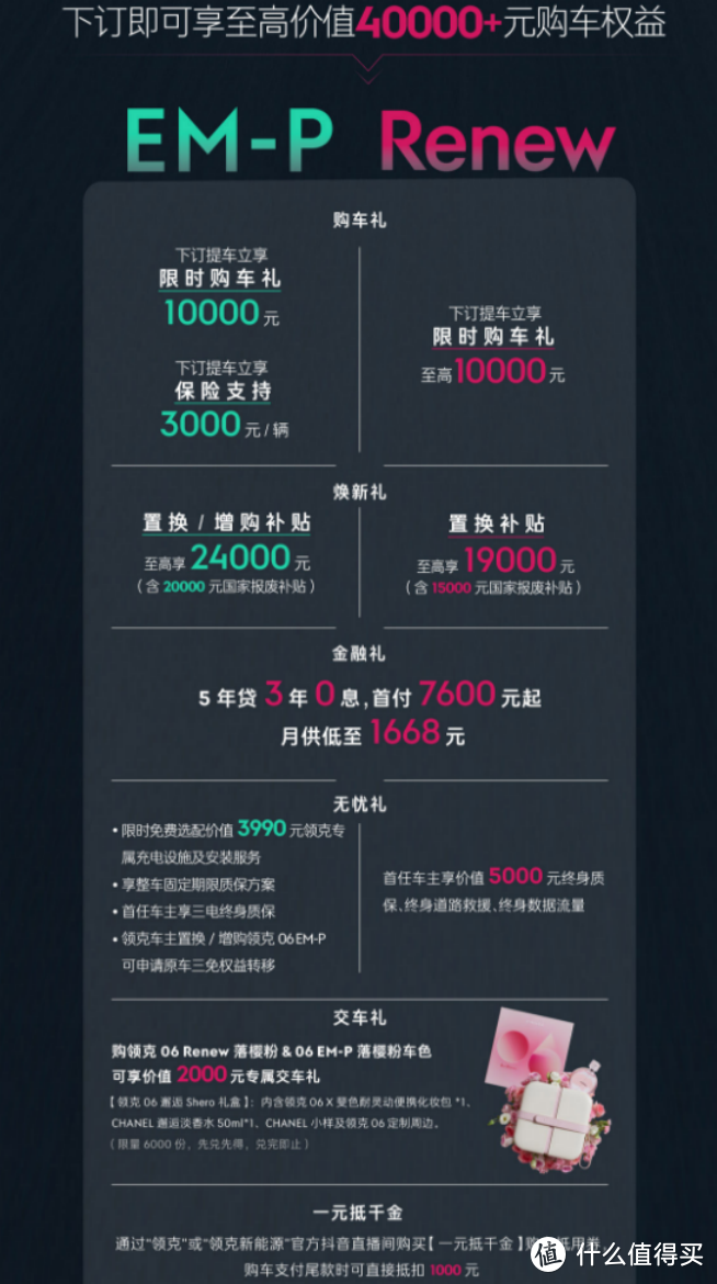 10.06 万锁定领克 06首付 7600 元日供不到60元，开启出行新征程