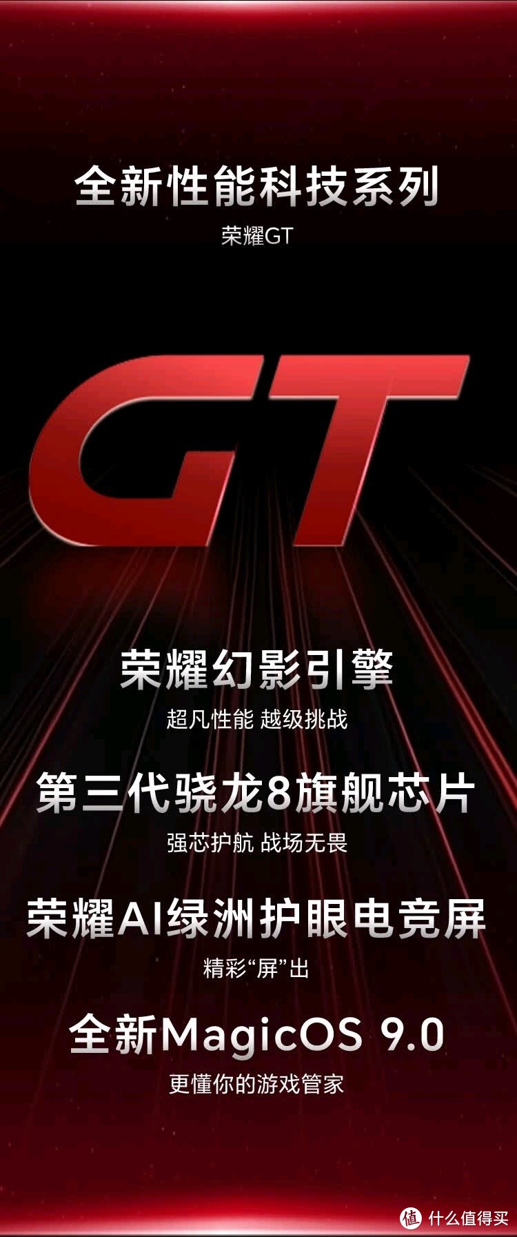 荣耀GT仅16G+1T版本搭载UFS4.0不要买错了！