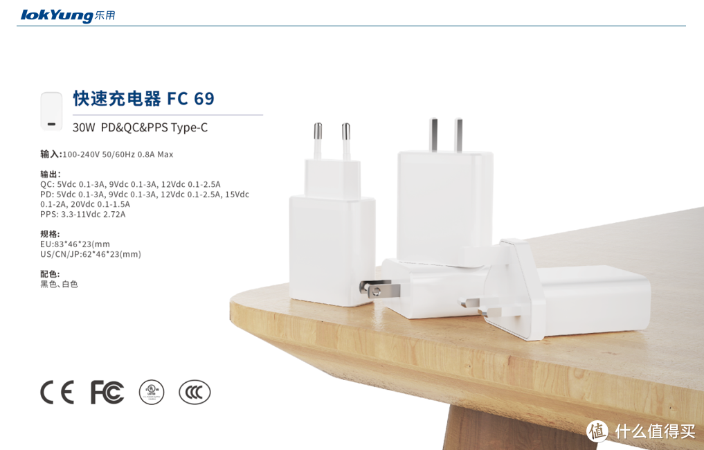 乐用时代充电产品汇总，支持PD、QC、PPS等快充协议