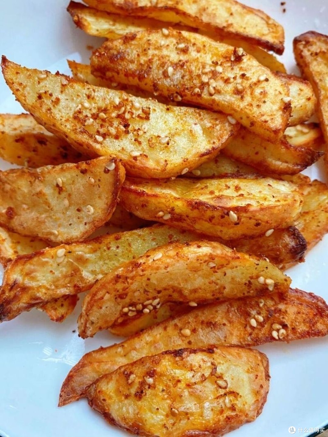 空气炸锅烤土豆，简单又好吃！