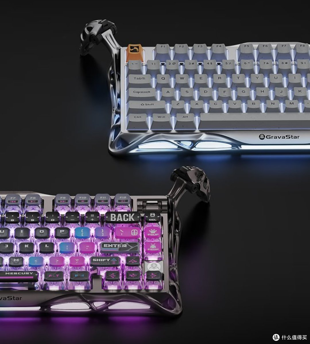 重力星球破茧K1Pro赛博朋克版测评：始于颜值，忠于性能！_键盘_什么值得买