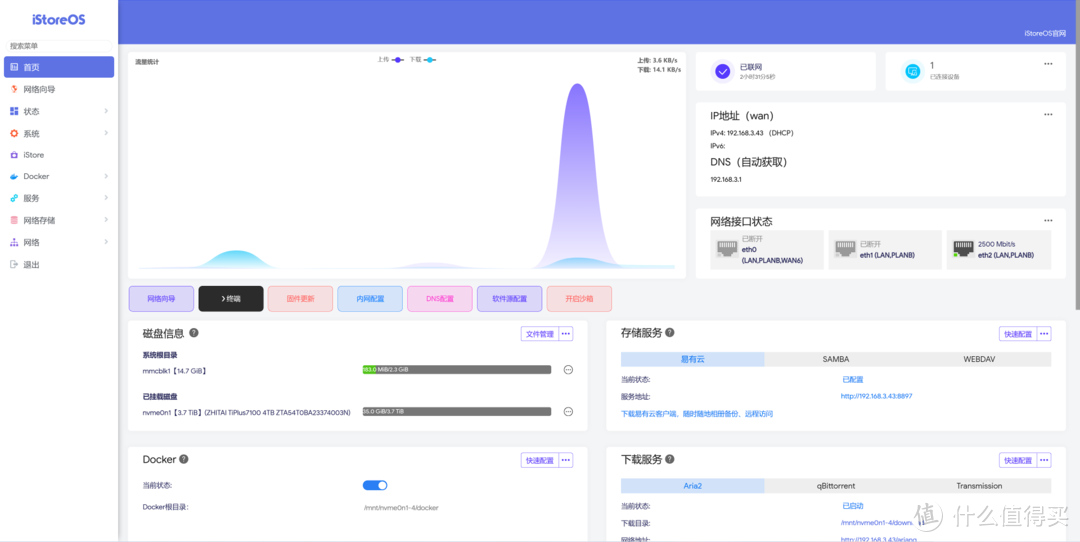 到手即用，搭载iStoreOS轻NAS系统易有云EasePi R1 Pro上手体验