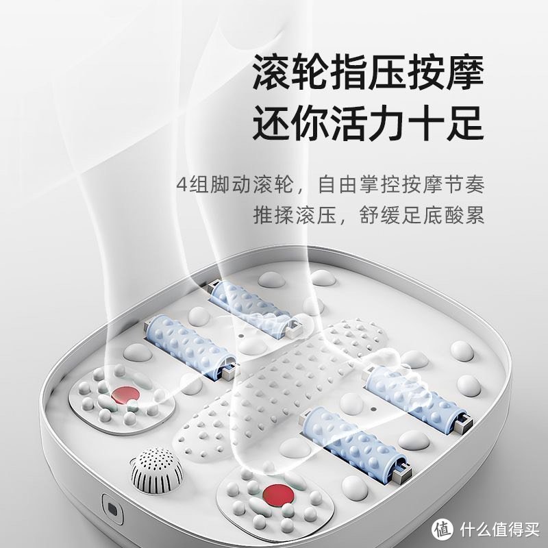 一个可折叠的足浴器洗脚超级方便