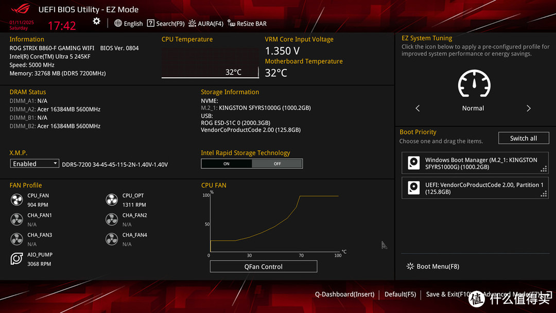 最后一块拼图终补齐，ROG STRIX B860-F首发评测&装机分享