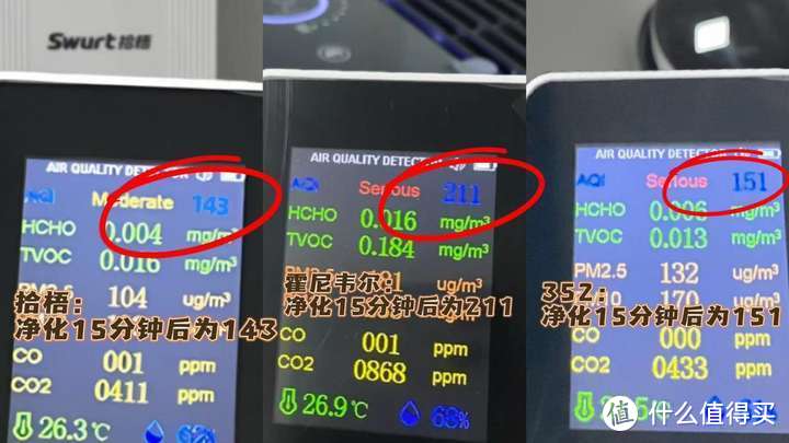 空气净化器什么品牌的好真实测评拾梧、352、霍尼韦尔空气净化器