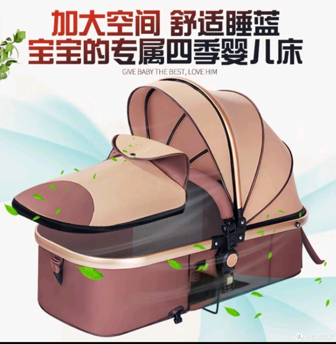 angibaby婴儿推车可坐可躺可折叠婴儿车高景观双向减震手推车