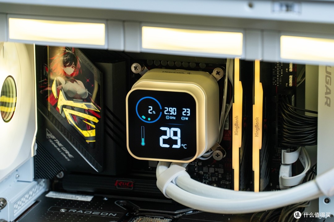 白色选吹雪姬、黑色上RO姬！ROG Z890HS+酷睿Ultra265K装机体验！