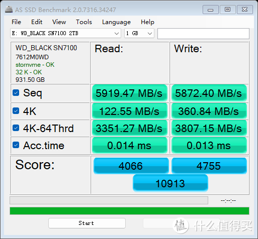 西部数据 SN7100 使用体验