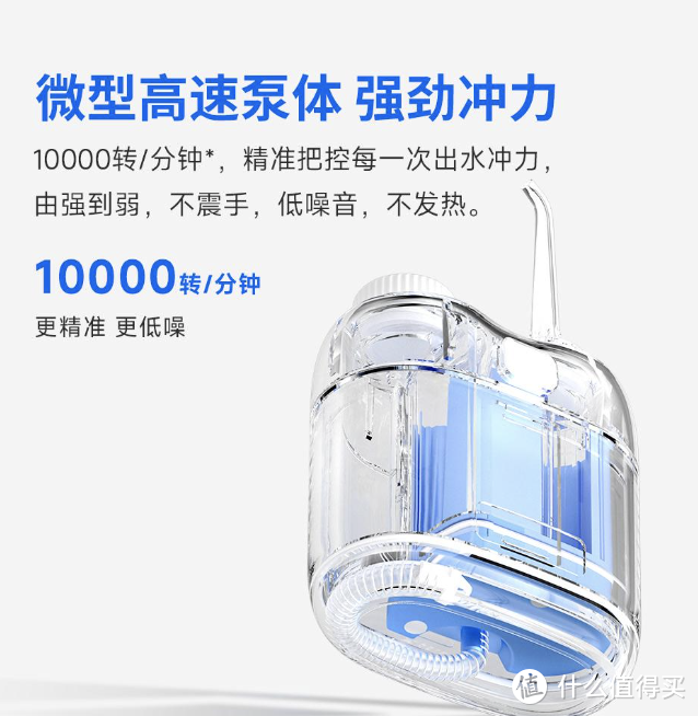 新品速览：小米有品上线mini冲牙器，掌心大小、0.6mm²超细水柱、140psi脉冲水压