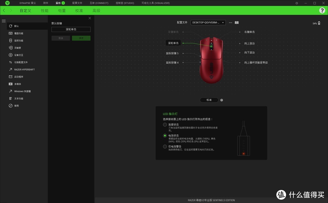 新春礼物——雷蛇（Razer）毒蝰V3PRO专业版 Sentinels战队限定款