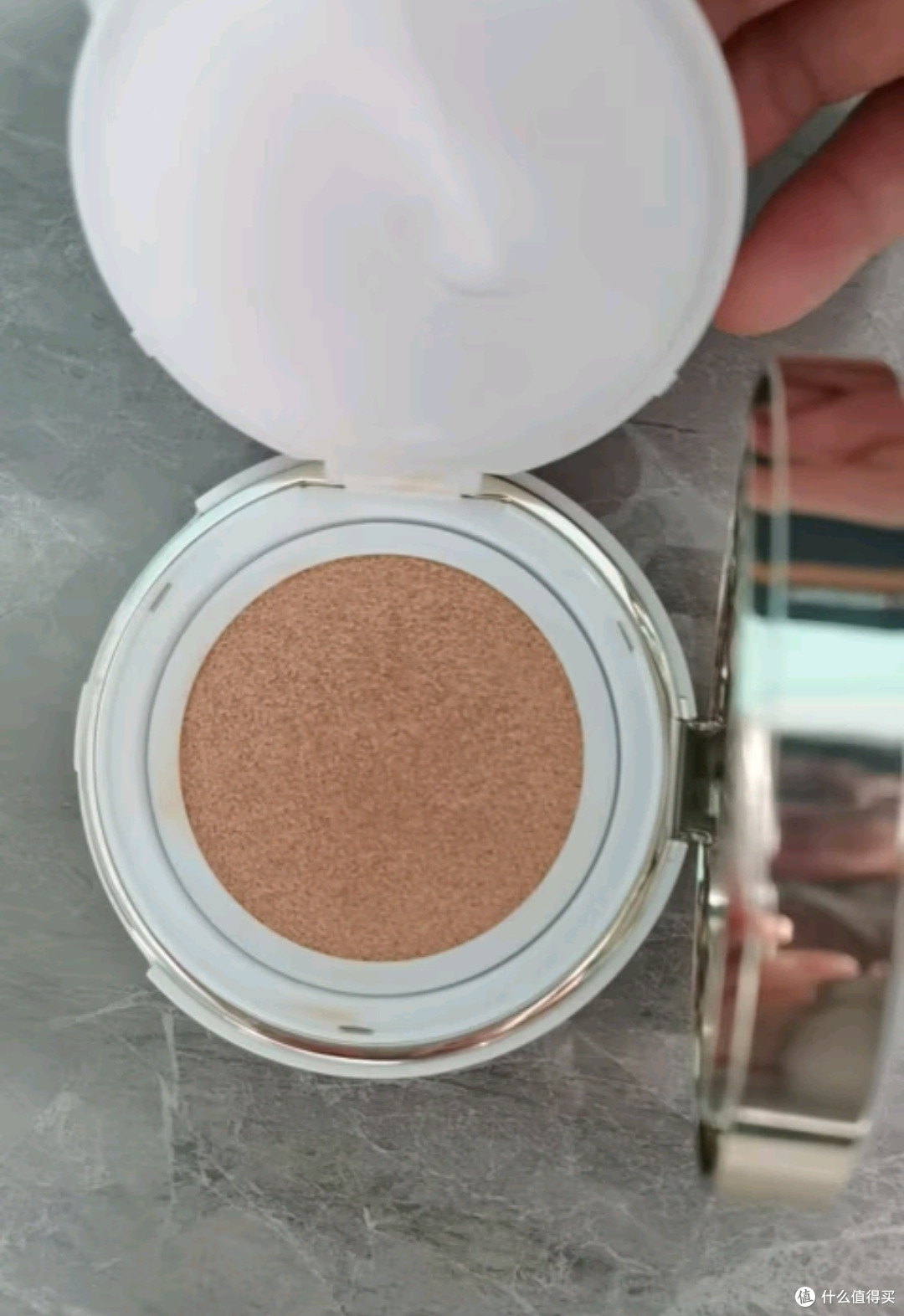 我的底妆救星自然堂雪润晶采裸透气垫霜